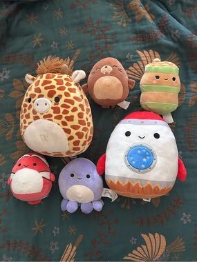 Squishmallow 6 Toy Bundle